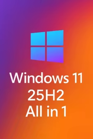 Windows 11 Aio 16in1 25H2 Build 26200.8894 (No TPM Required) With Office 2024 Pro Plus Multilingual Preactivated Aug 202 icon