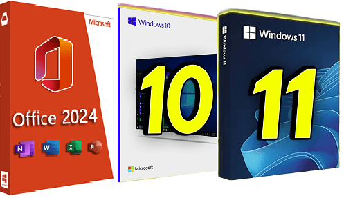 Windows 11 24H2 (No TPM Required) & Windows 10 22H2 AIO 32in1 With Office 2024 Pro Plus Preactivated Multilingual Septem icon