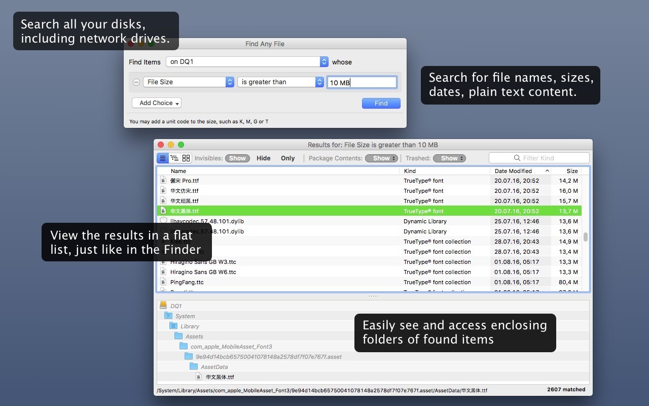 Find Any File 1.9.3b3 – Search your disks for files using various criteria. screenshot