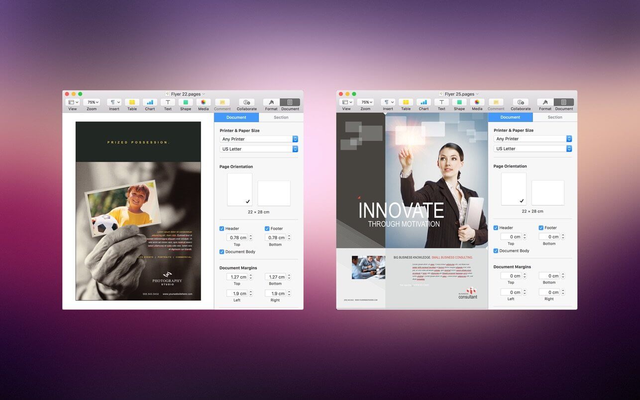 Flyer Design – Flyer Templates for Pages 1.0 screenshot