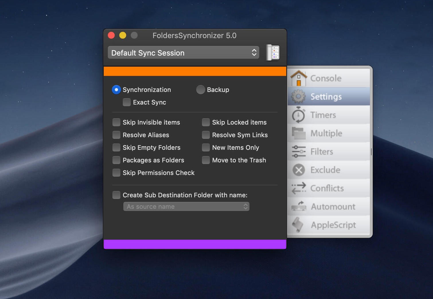 FoldersSynchronizer 5.1.2 screenshot