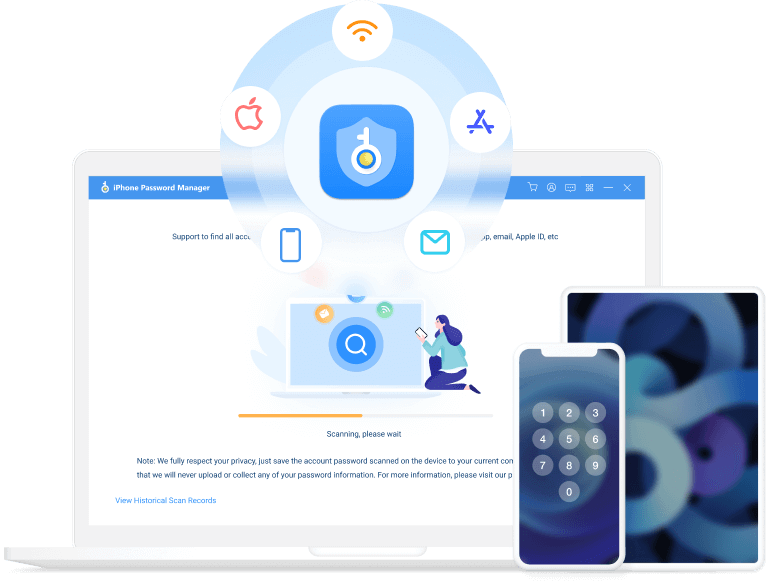 FoneLab iPhone Password Manager 1.0.18 screenshot