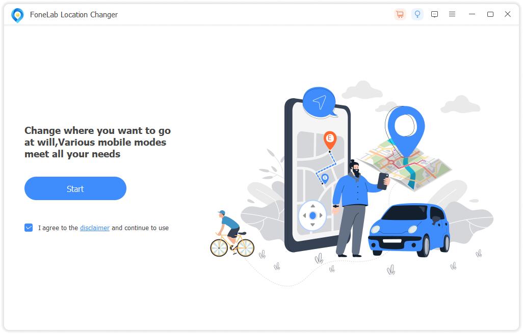 FoneLab Location Changer 1.0.12 screenshot