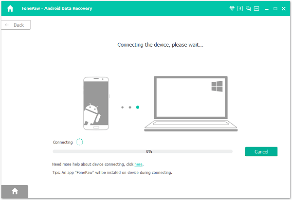 FonePaw for Android 2.0.0.69776 – Data recovery for Android devices. screenshot