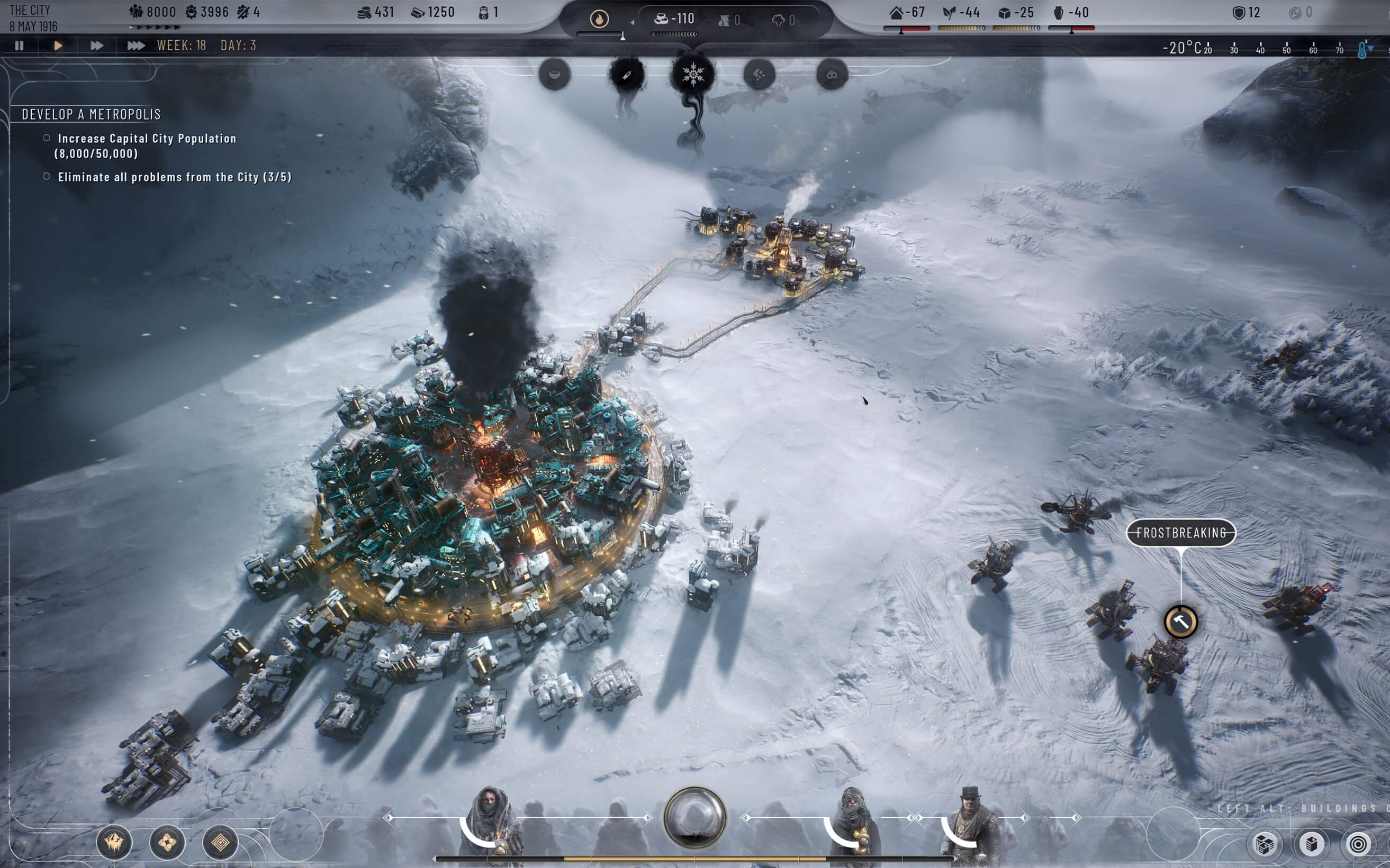 Frostpunk 2 v1.6.0 (ARM) screenshot