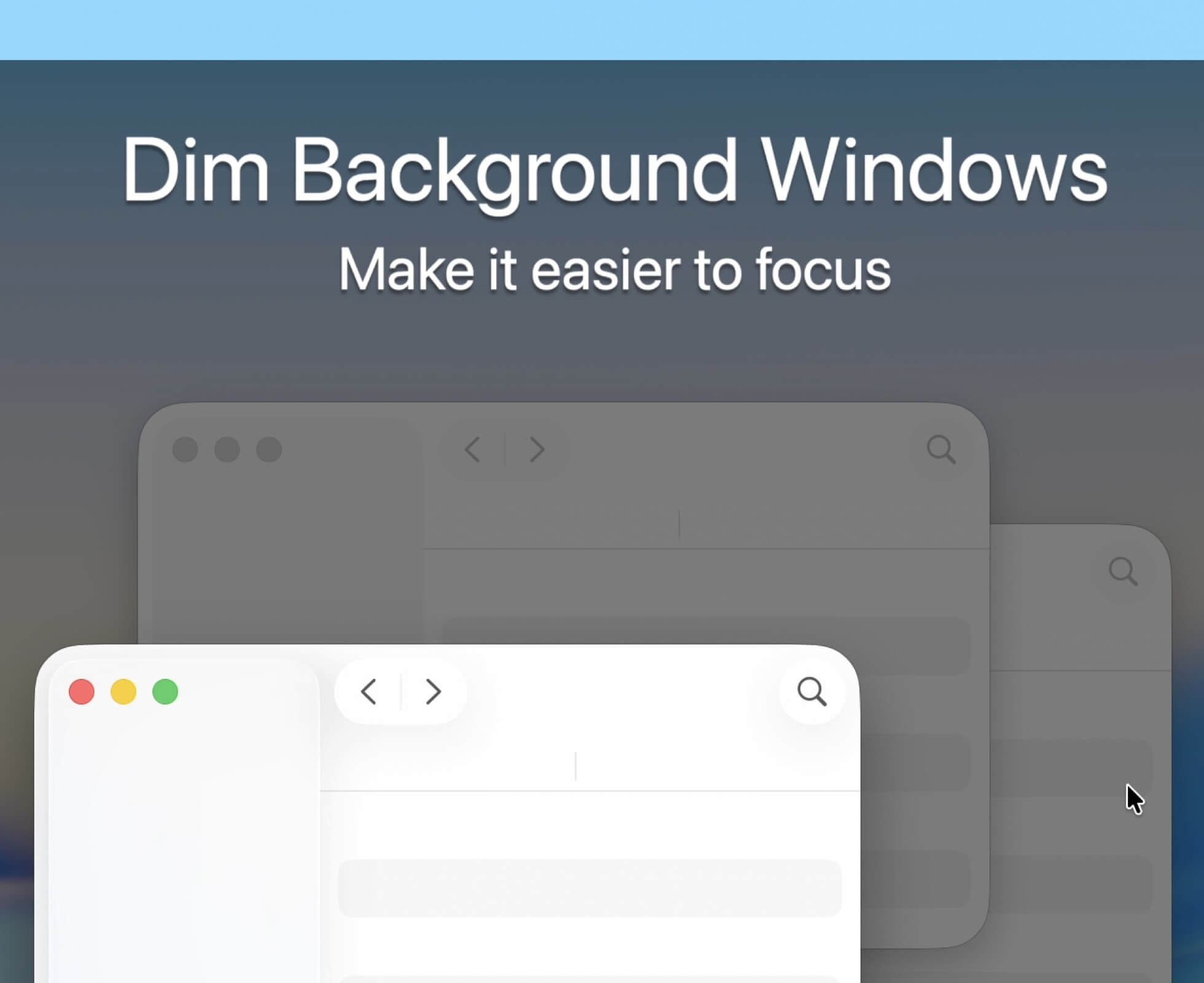 HazeOver 1.9.7 screenshot