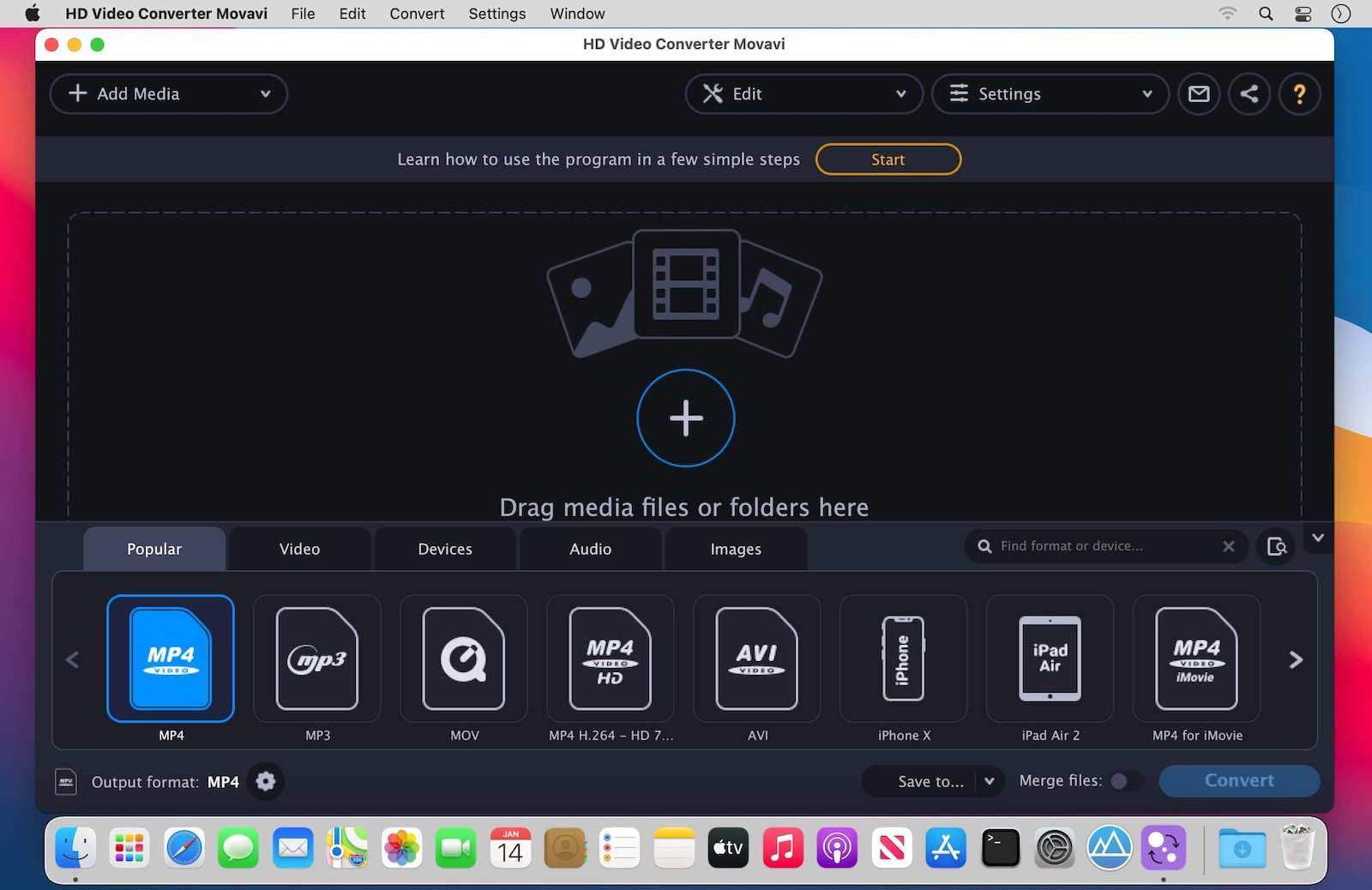 HD Video Converter Movavi 5.0.3 – High quality conversion screenshot