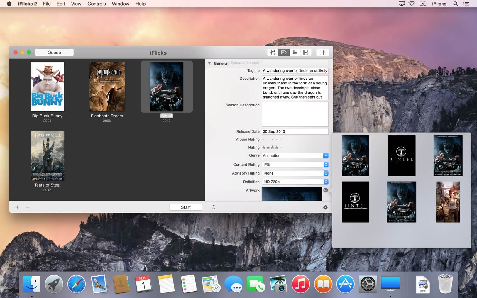 iFlicks 3.8.1 screenshot