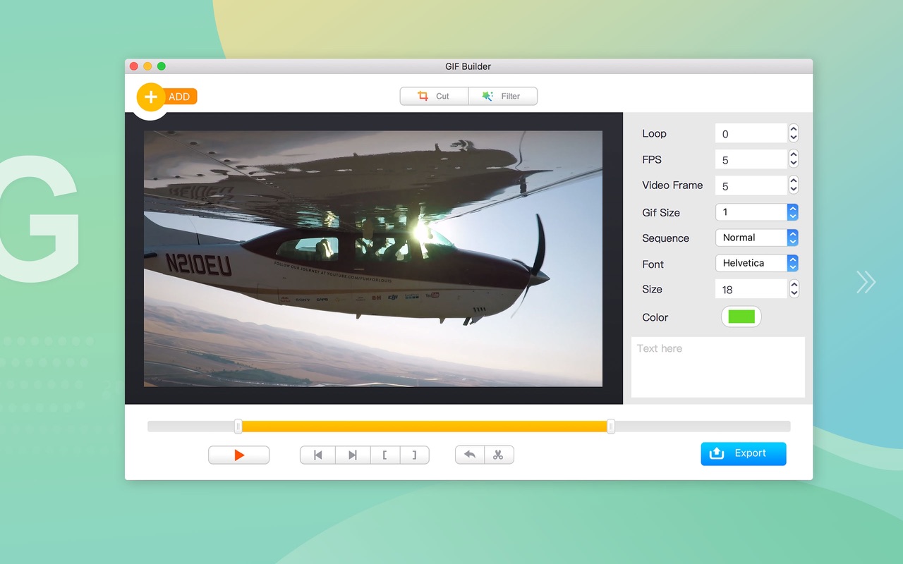 iGIF Builder 1.1.6 – Video to GIF Tool. screenshot