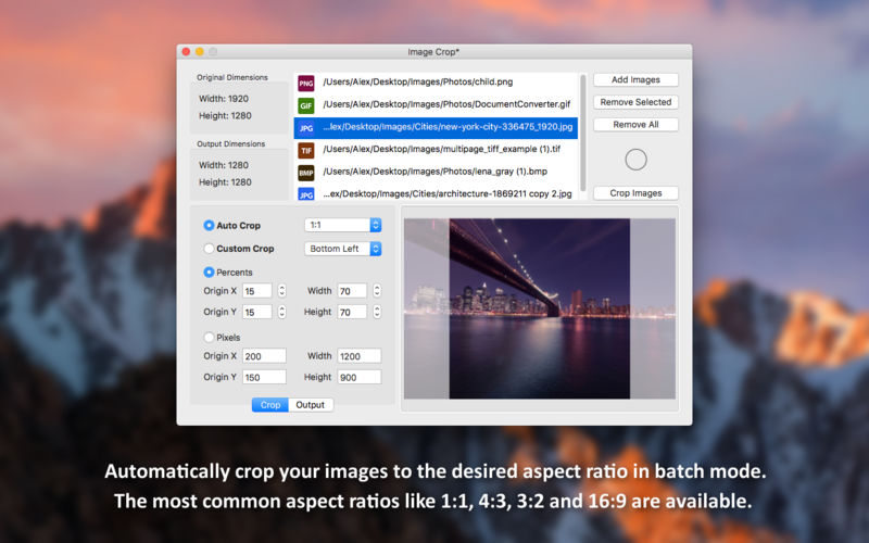 Image Crop 1.3.1 screenshot