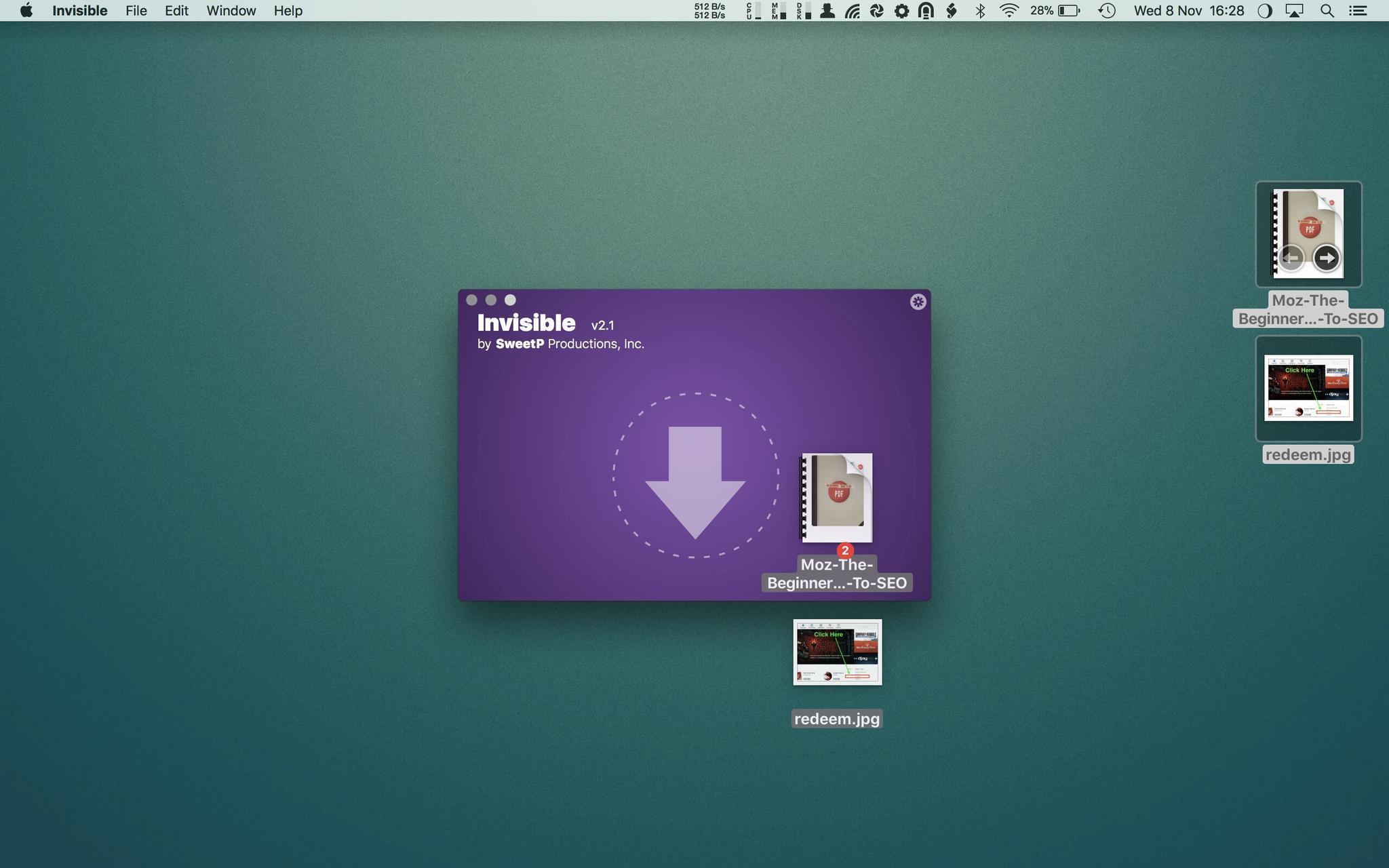 Invisible 3.2.2 screenshot