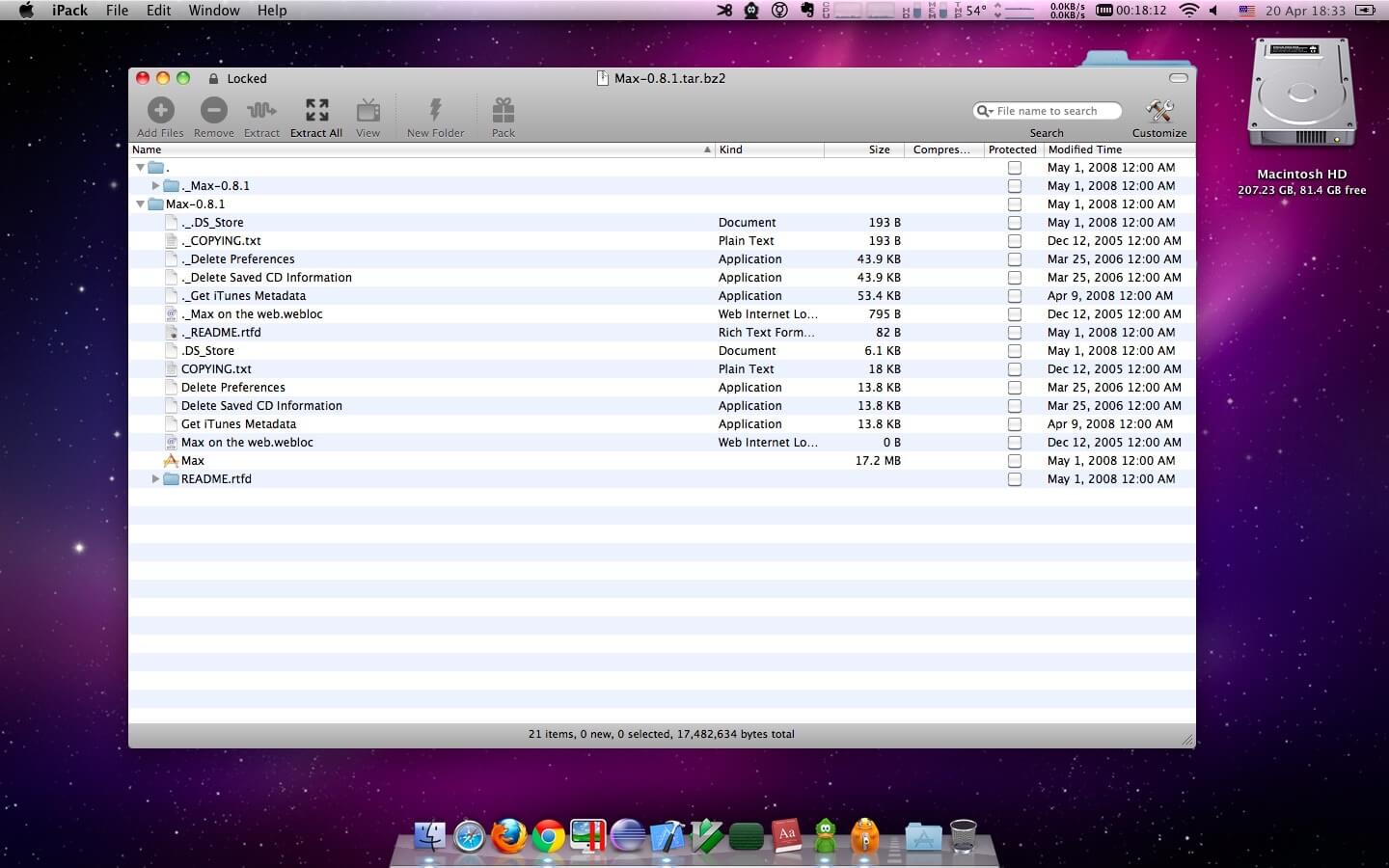 iPack 2.3.5 screenshot