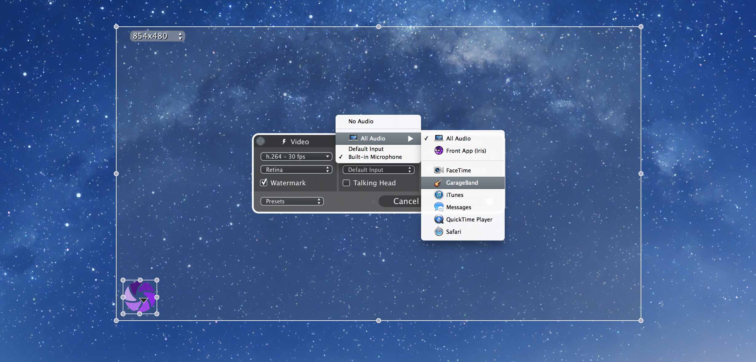 Iris 1.7.5 screenshot
