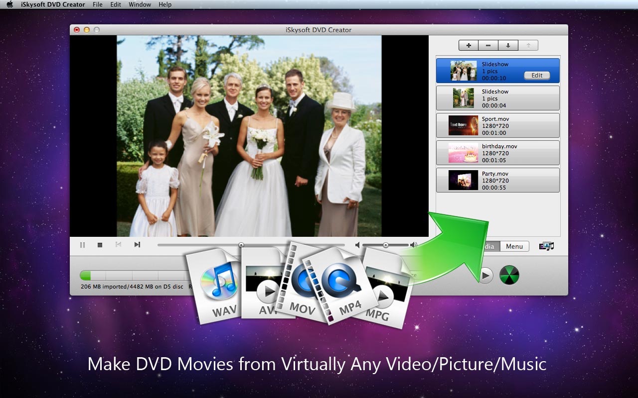 iSkysoft DVD Creator 6.0.1.2 screenshot