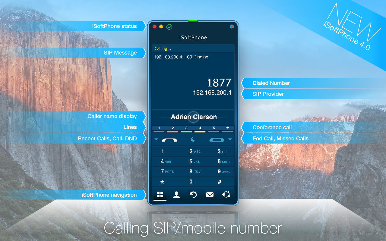 iSoftPhone Pro 4.2.5 screenshot