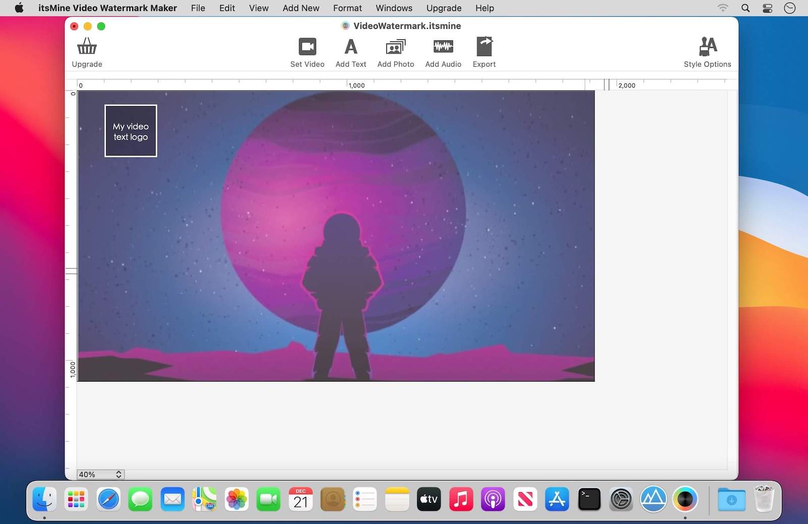 itsMine Video Watermark Maker 2.6 screenshot