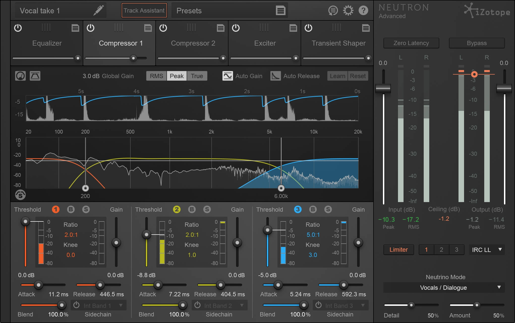 iZotope Neutron Advanced 2.02 – A smarter way to mix for music and post production studios. screenshot
