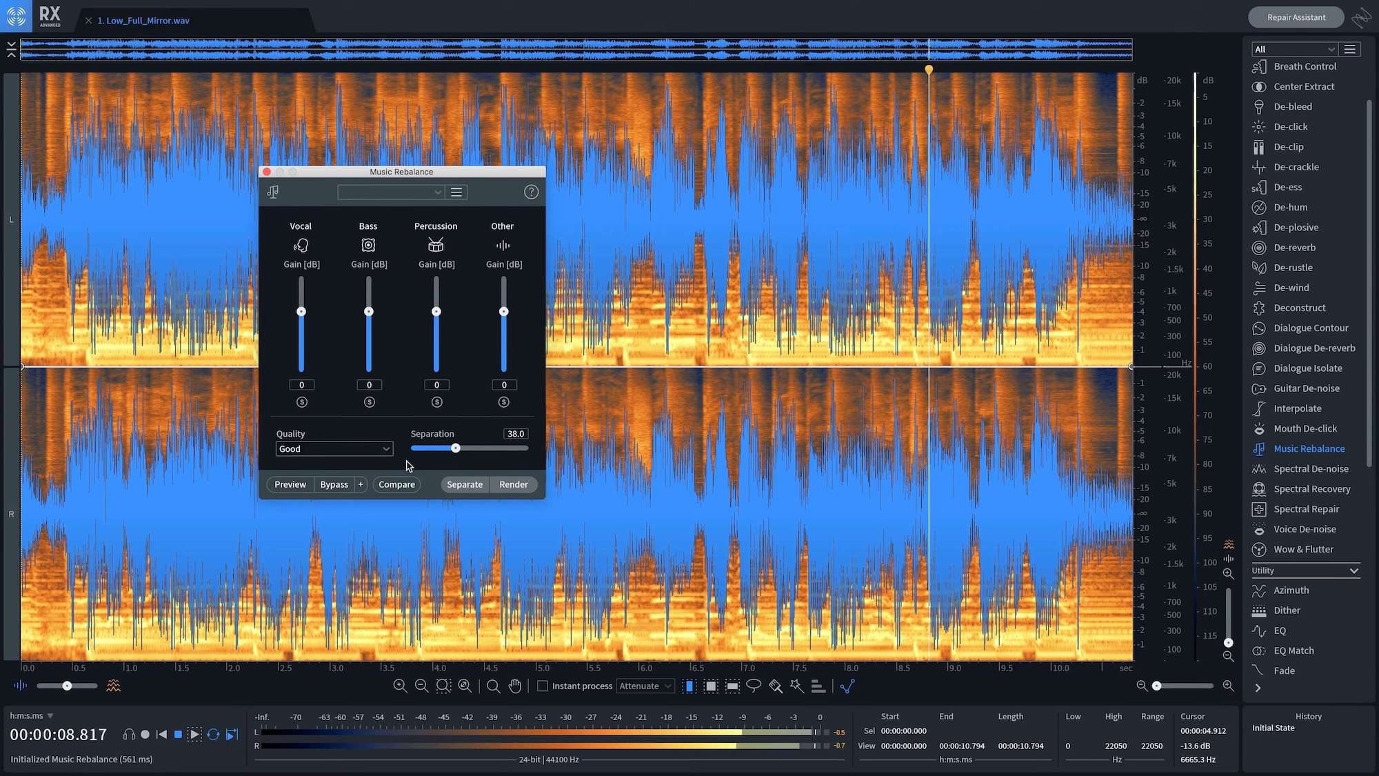 iZotope RX 12 Audio Editor Advanced 12.0.0 screenshot