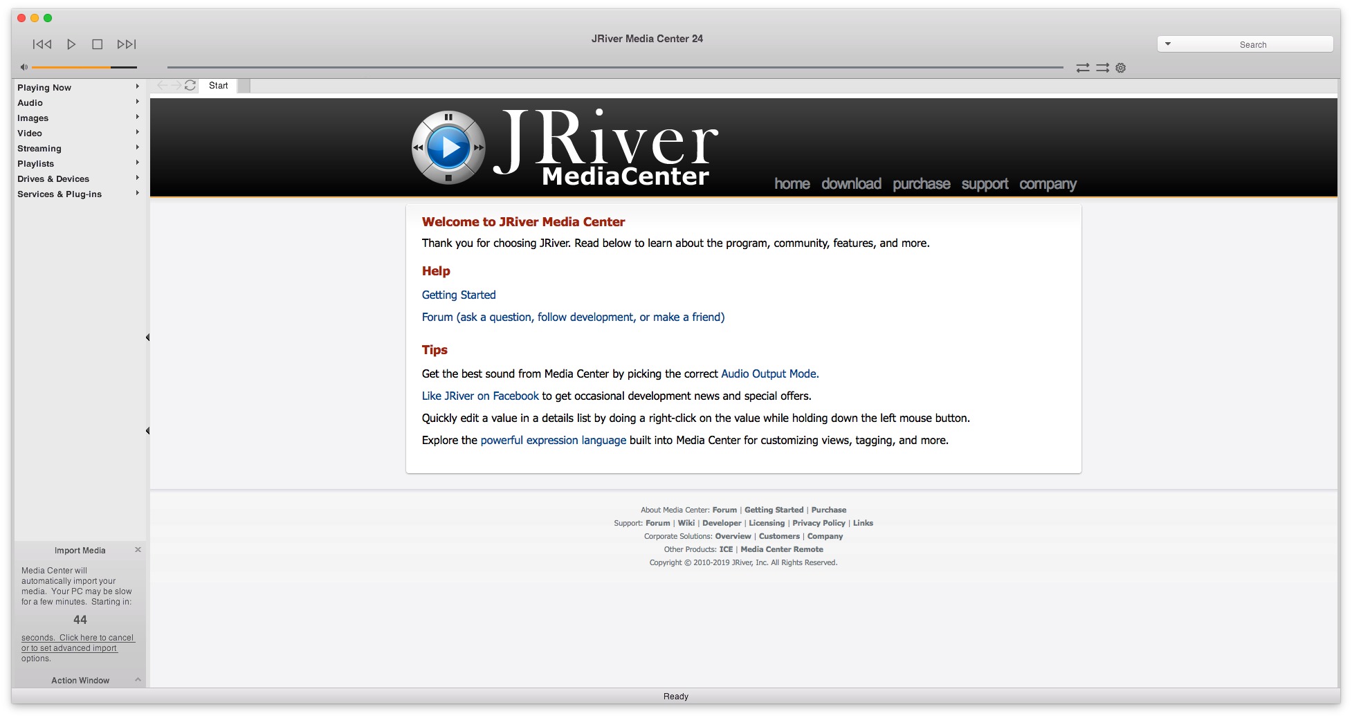 JRiver Media Center 25.0.123 screenshot