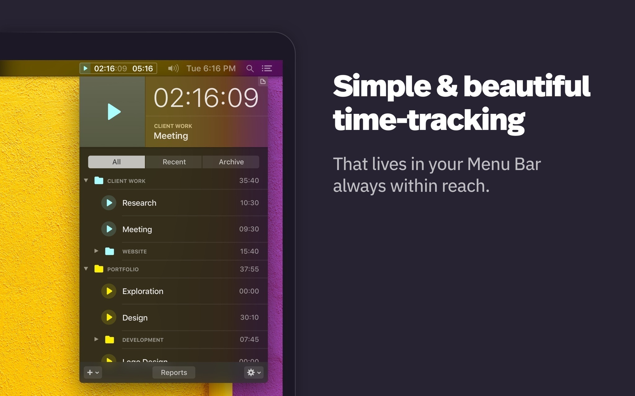 Klokki 1.3.7 screenshot