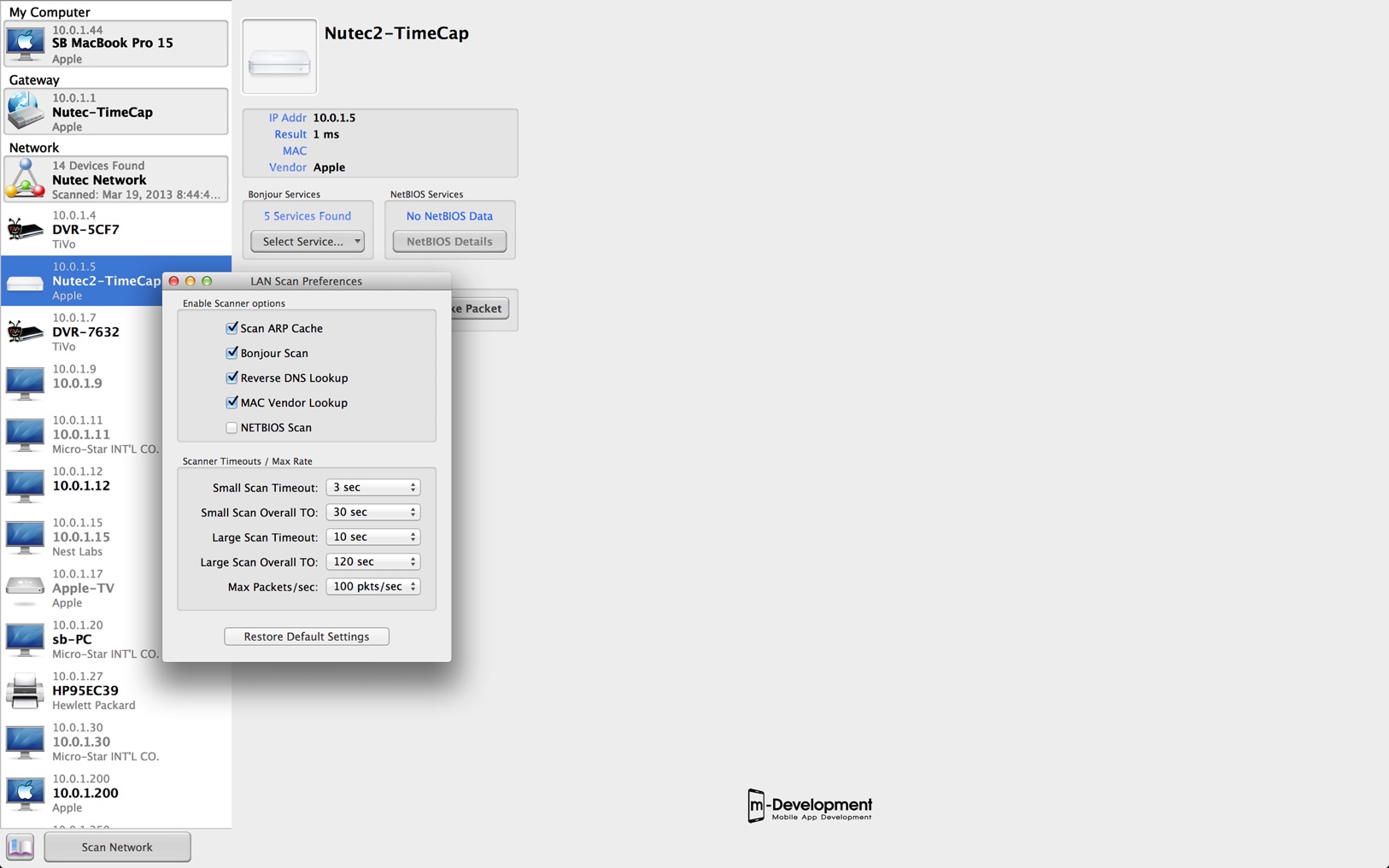 LAN Scan – Network Scanner 1.12 screenshot