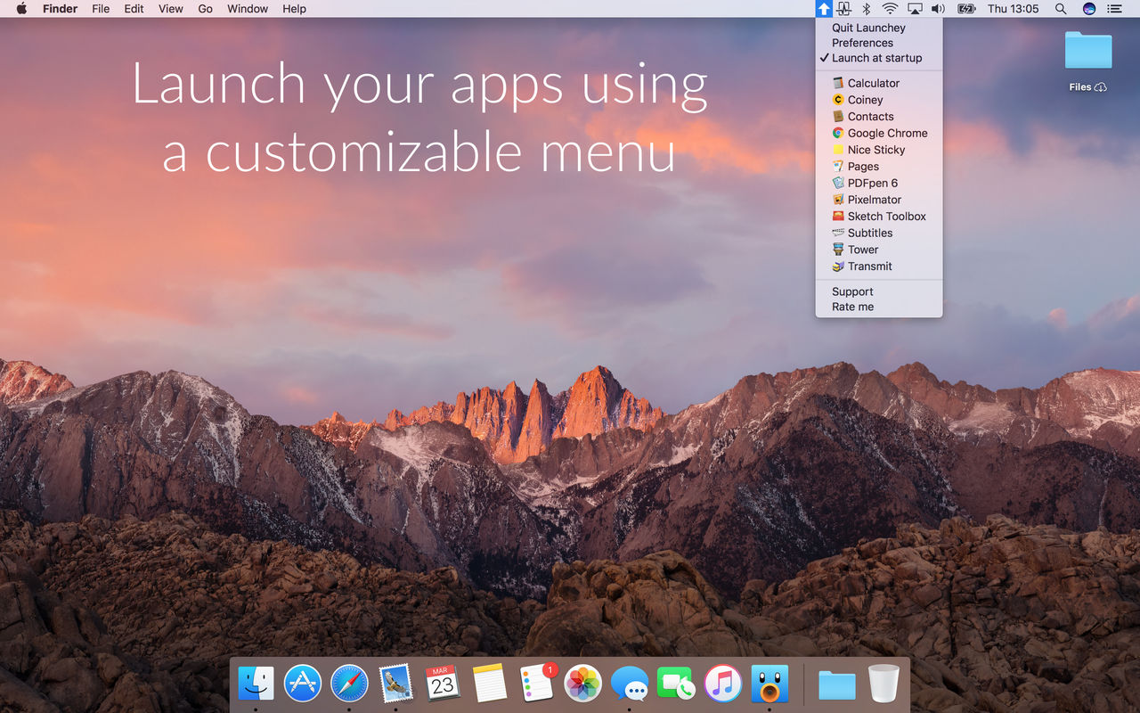Launchey 2.0.8 – Set global hotkeys for launching your favorite apps. screenshot