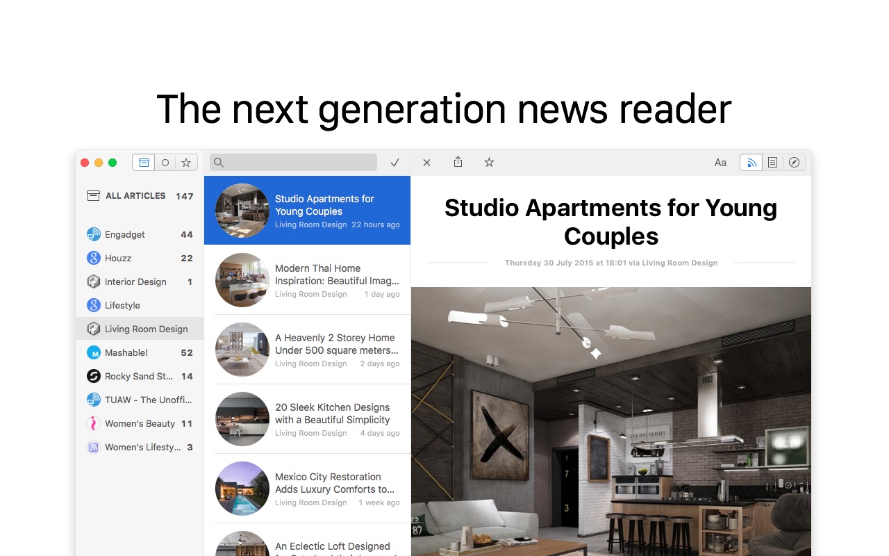 Leaf – RSS News Reader 5.2.4 screenshot