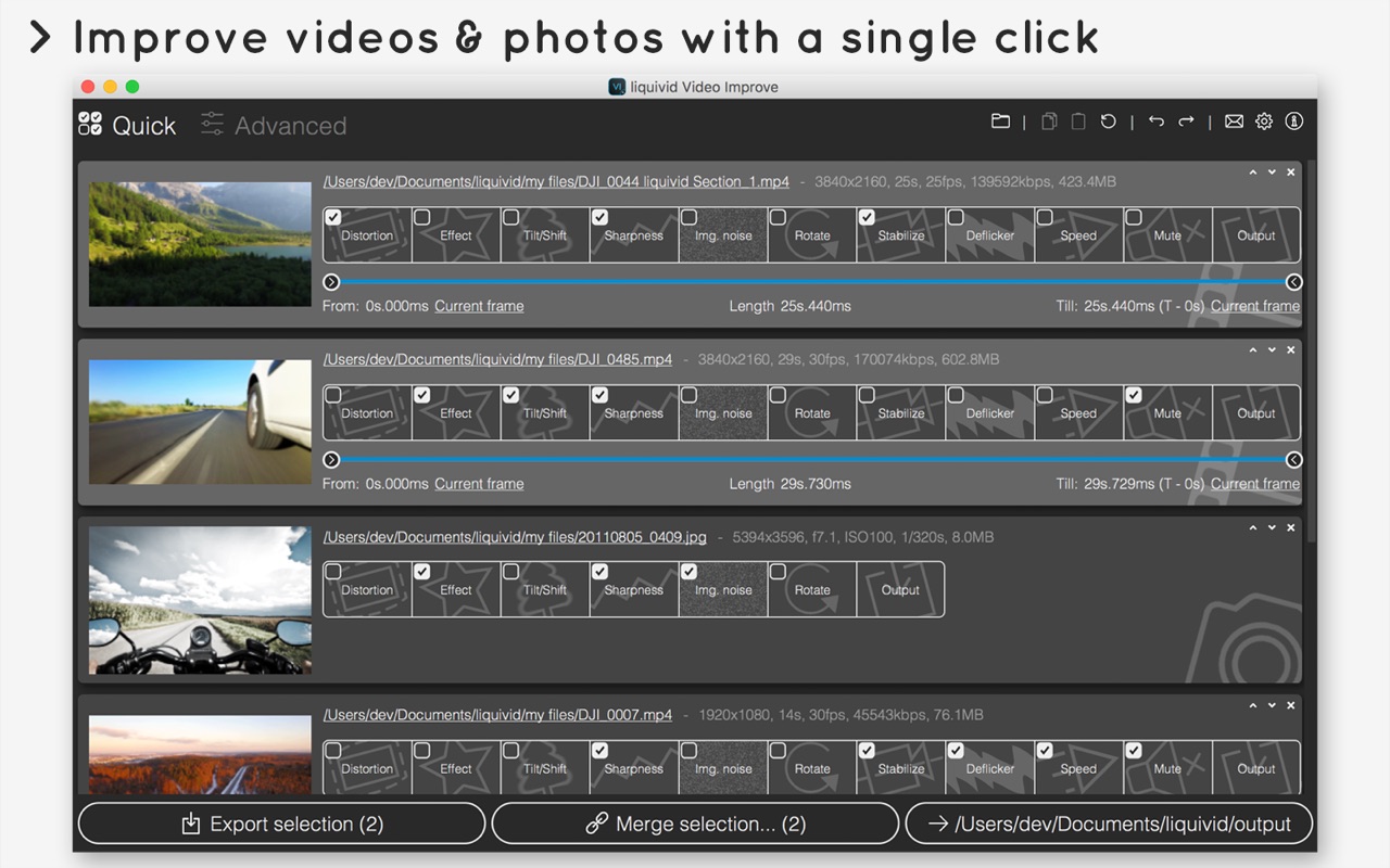 liquivid Video Improve 2.8.3 screenshot