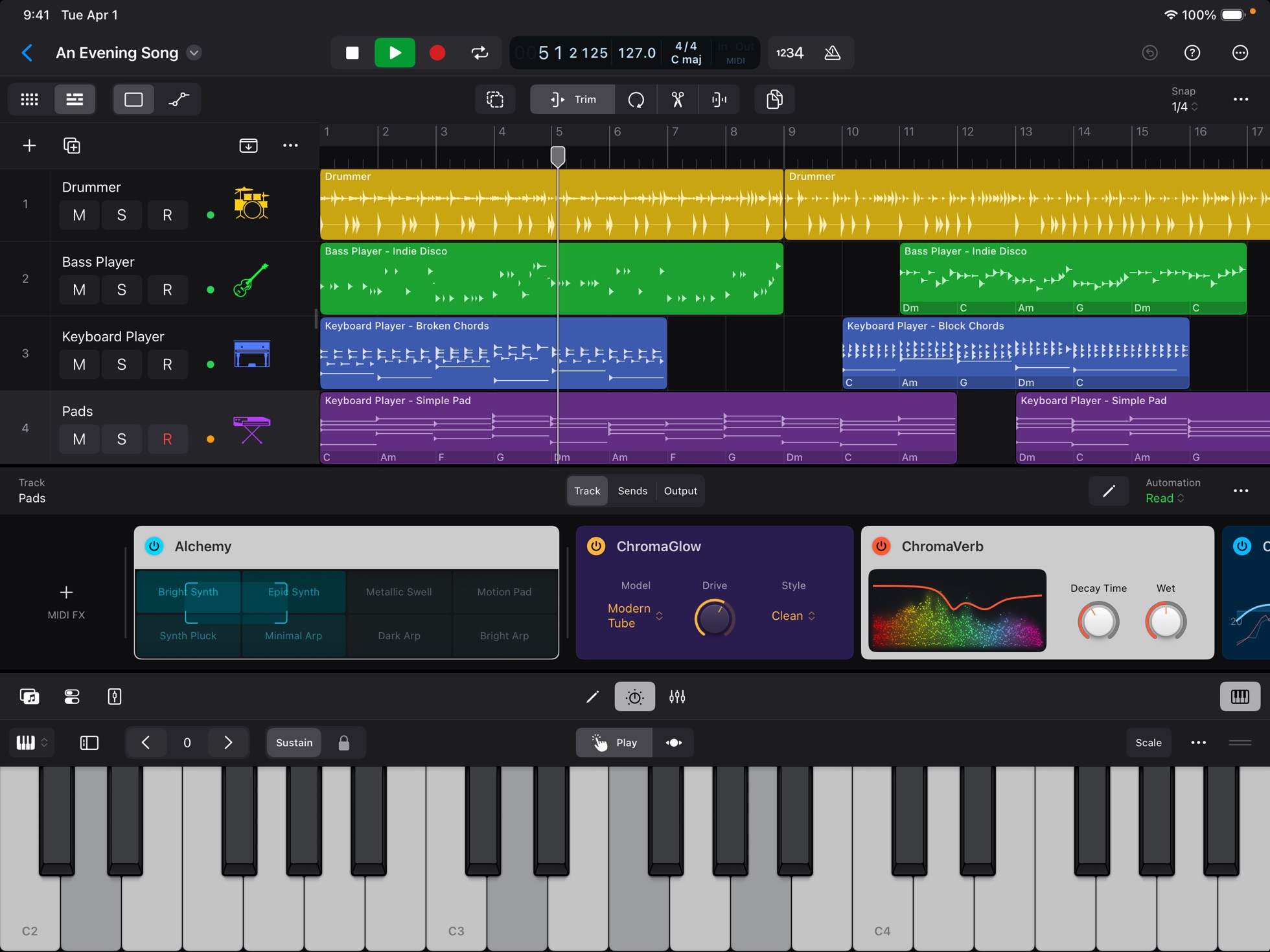 Logic Pro 11.1 screenshot