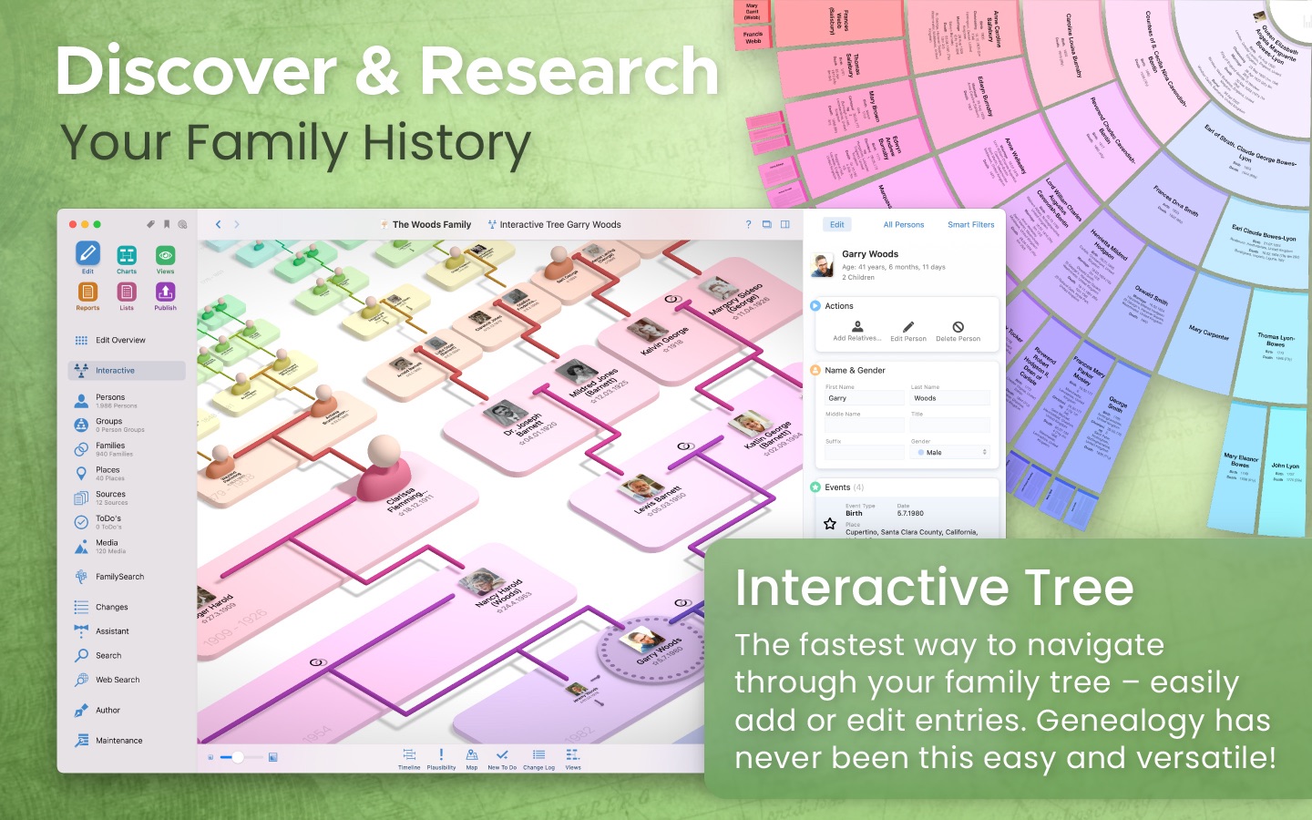 MacFamilyTree 10.2.2 screenshot