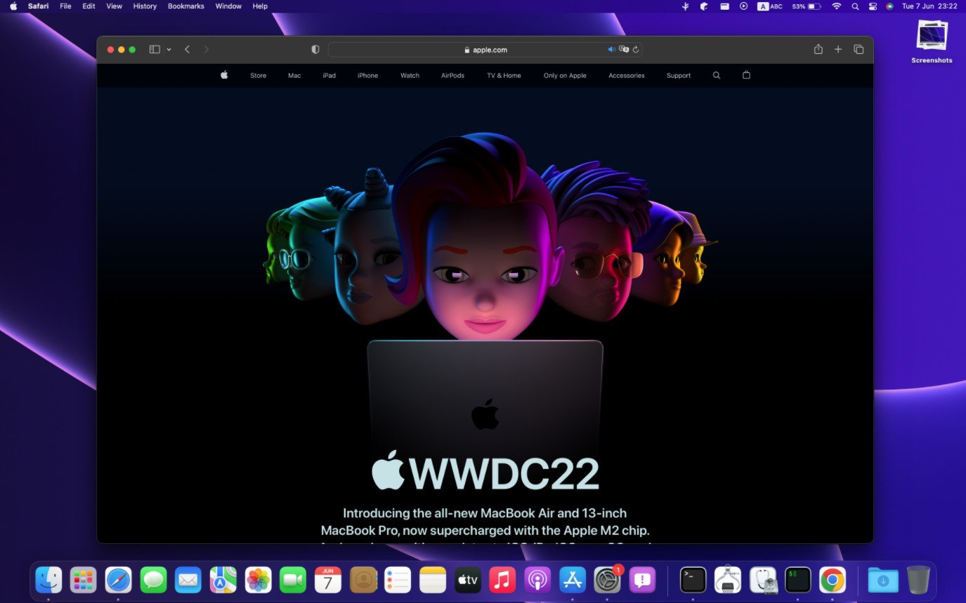 macOS Ventura 13.4.1 (22F82) Hackintosh screenshot