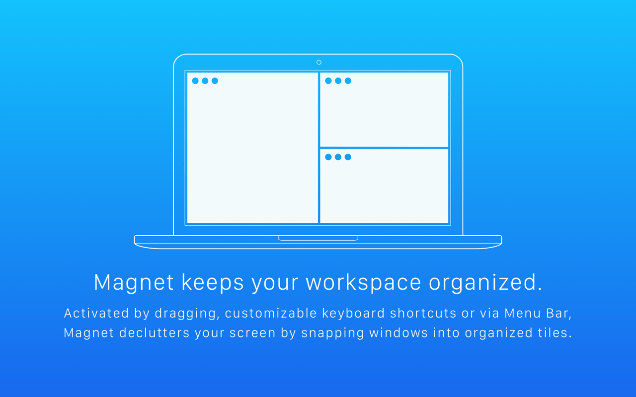 Magnet 2.2.0 – Snap windows into various sizes and positions. screenshot