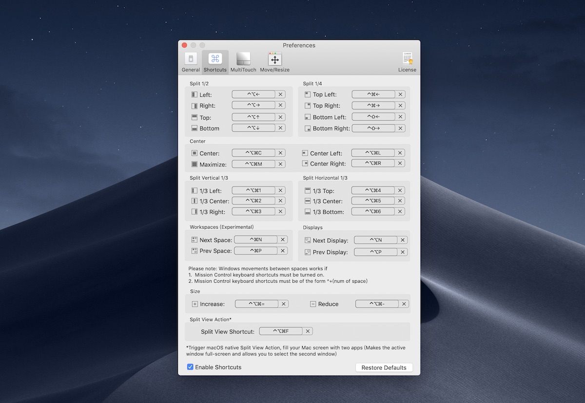 MaxSnap 1.4 – Powerful window manager. screenshot