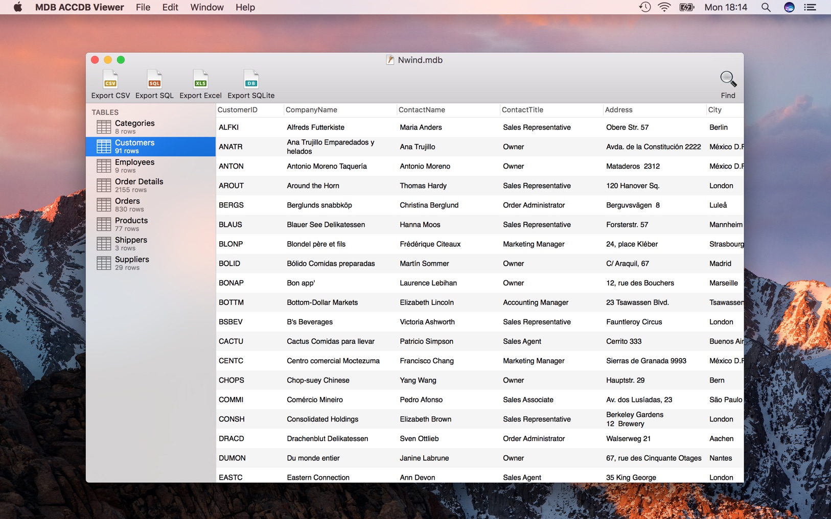 MDB ACCDB Viewer 2.3.1 screenshot