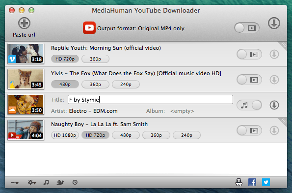 MediaHuman YouTube Downloader 3.9.9.60 (0608) screenshot