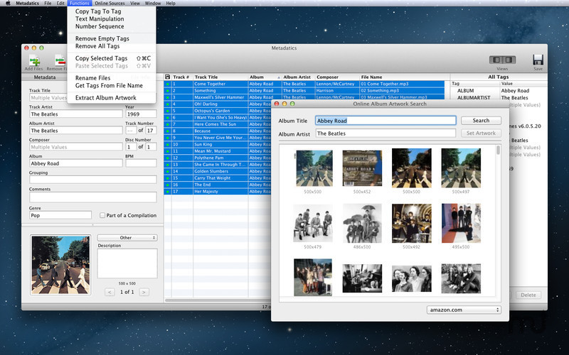 Metadatics 1.7.2 screenshot