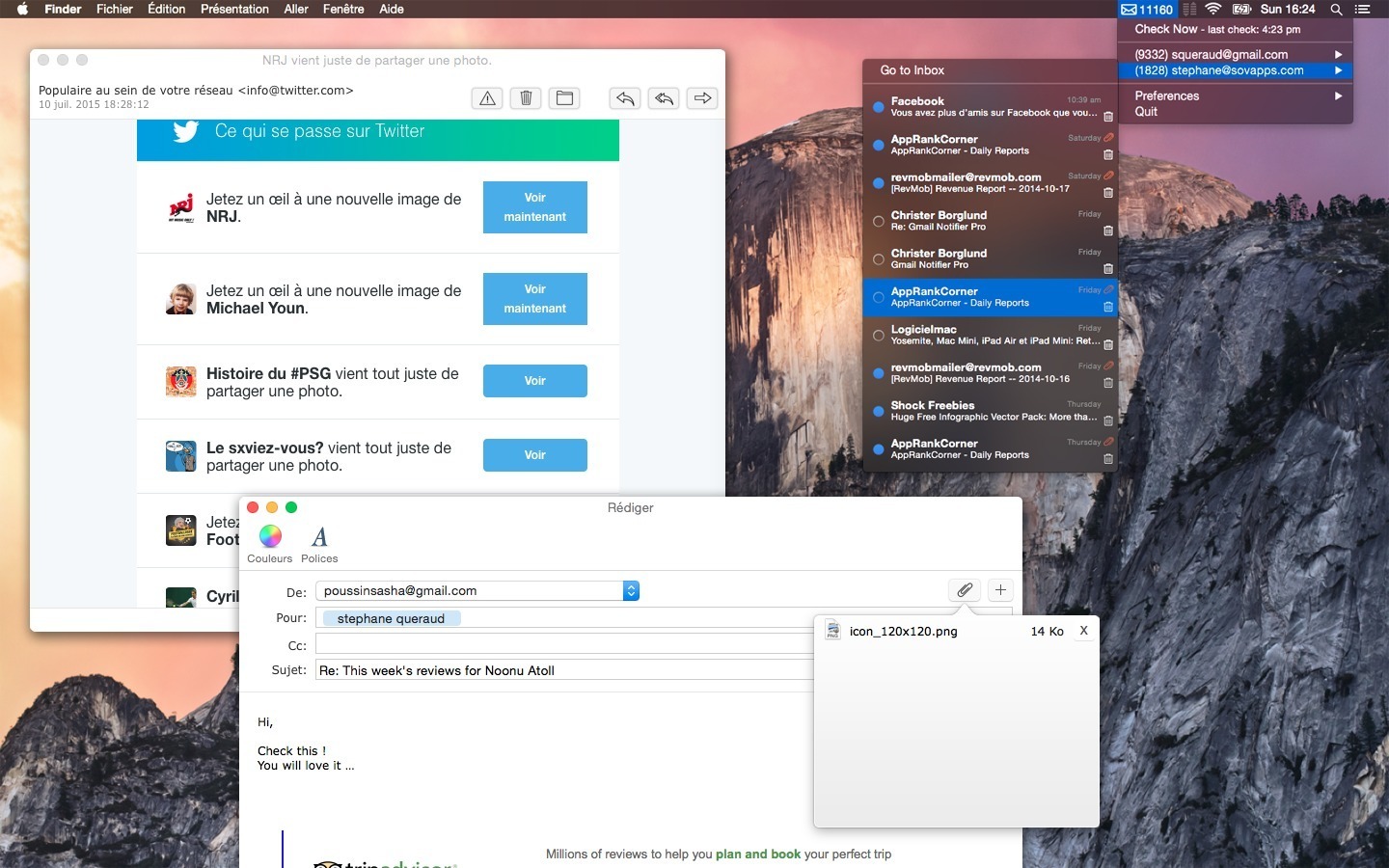 Mia for Gmail 2.8.2 screenshot