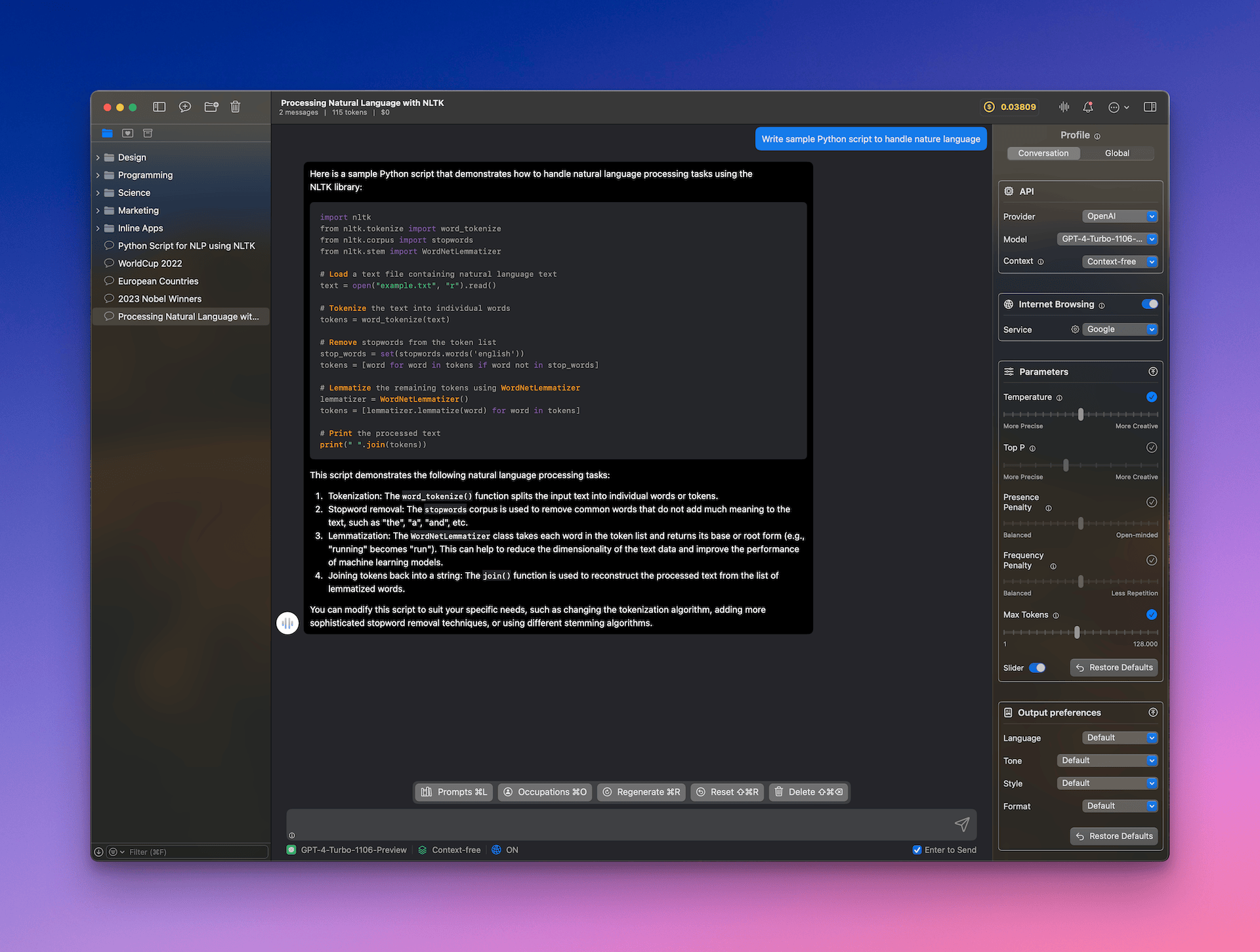 MindMac 1.9.28 screenshot