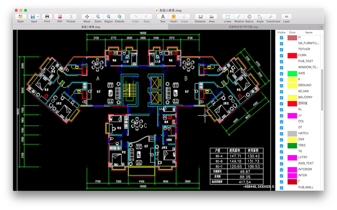MiniCAD 4.4.5 screenshot
