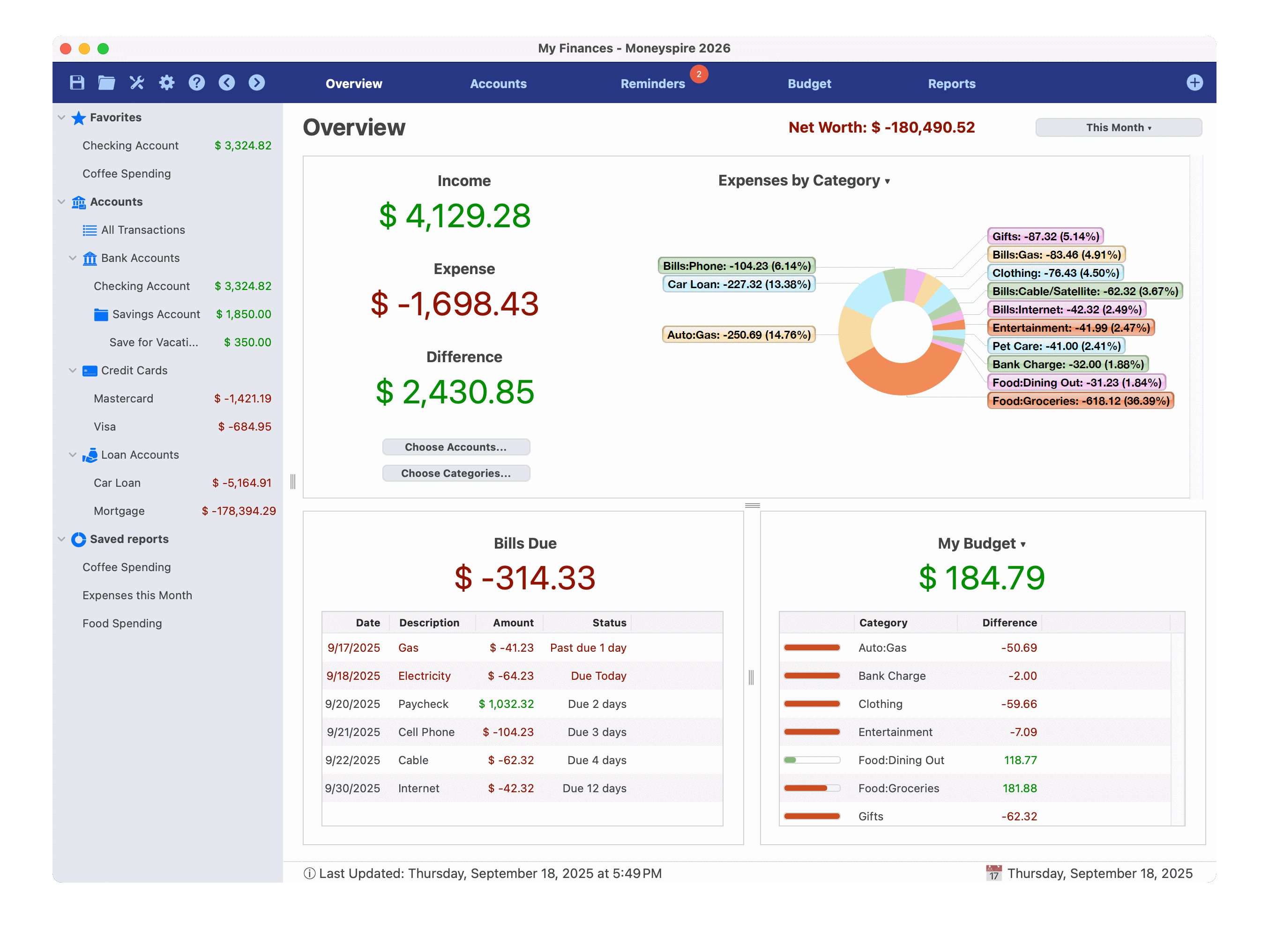 Moneyspire 2026 v26.0.7 screenshot