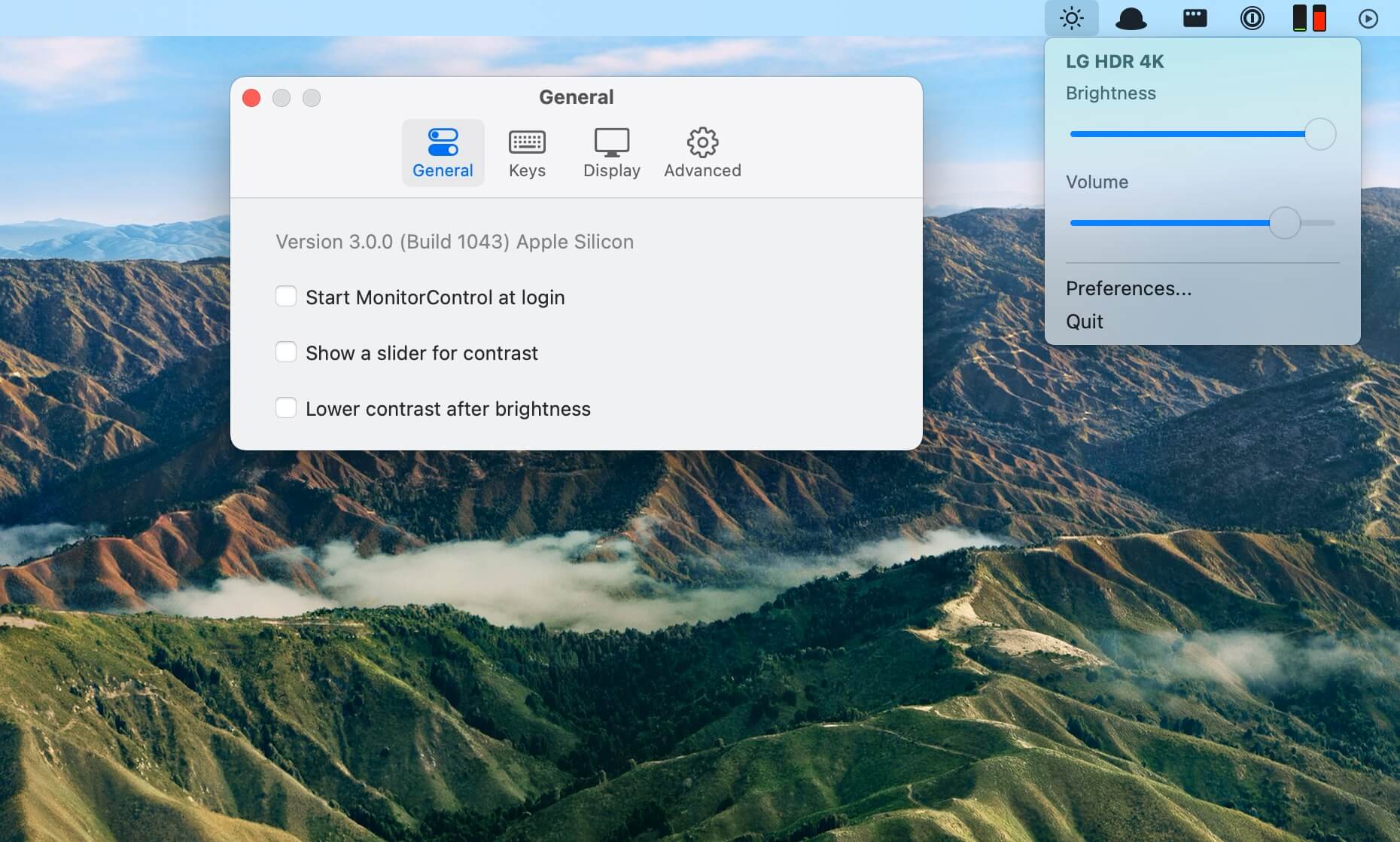 MonitorControl 3.1.1 screenshot