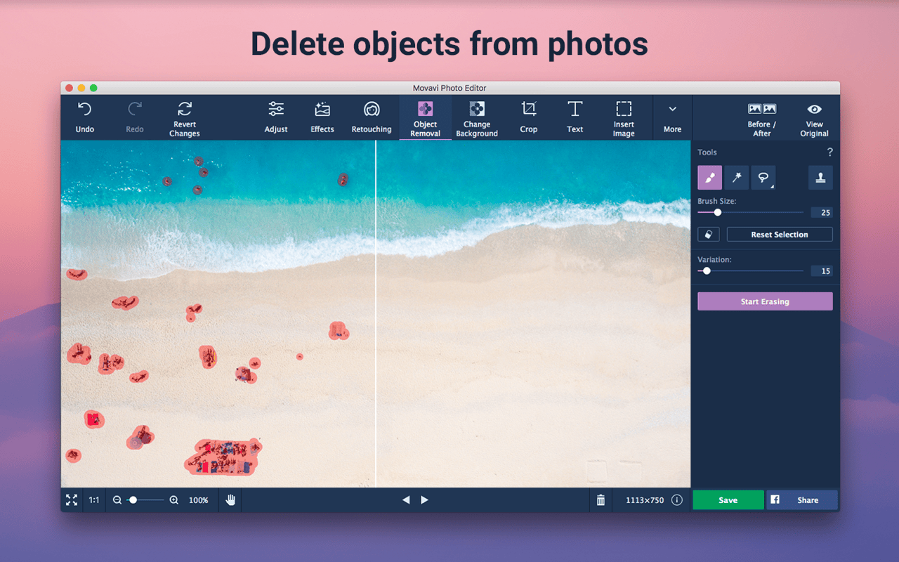 Movavi Photo Editor 23.0.3 screenshot