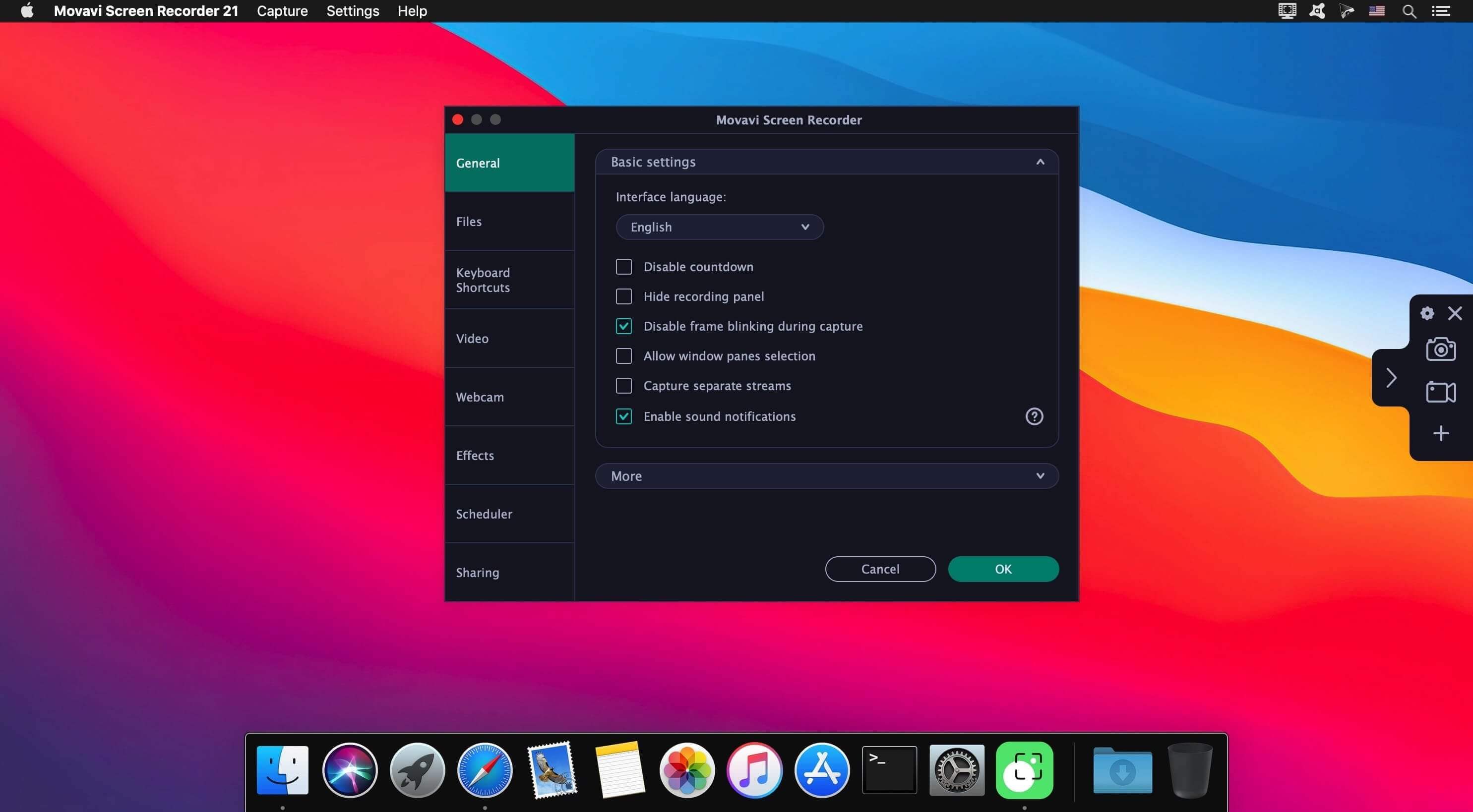 Movavi Screen Recorder 10.0 – Record any kind of screen video. screenshot