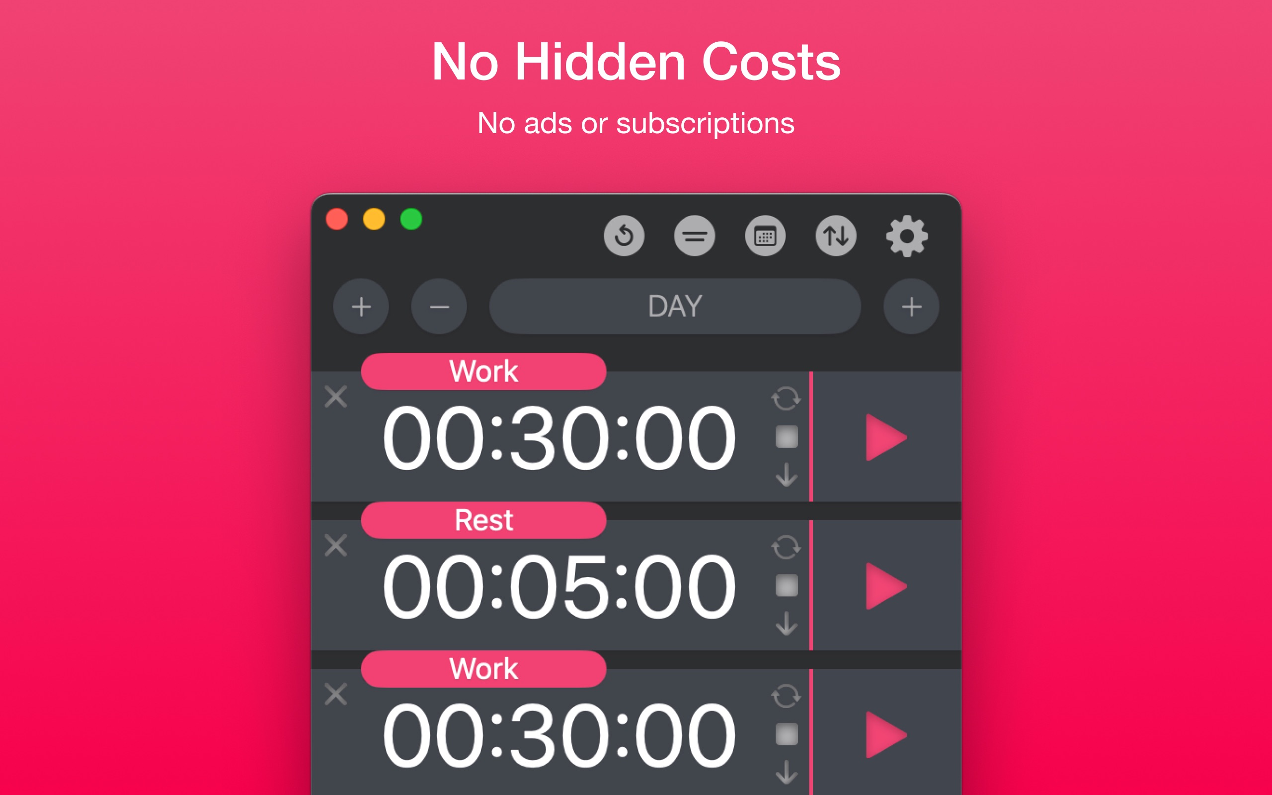 Multi-List Timer 11.6 screenshot