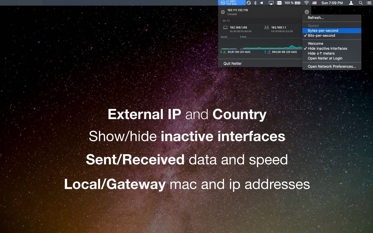 Netler 2.0 screenshot