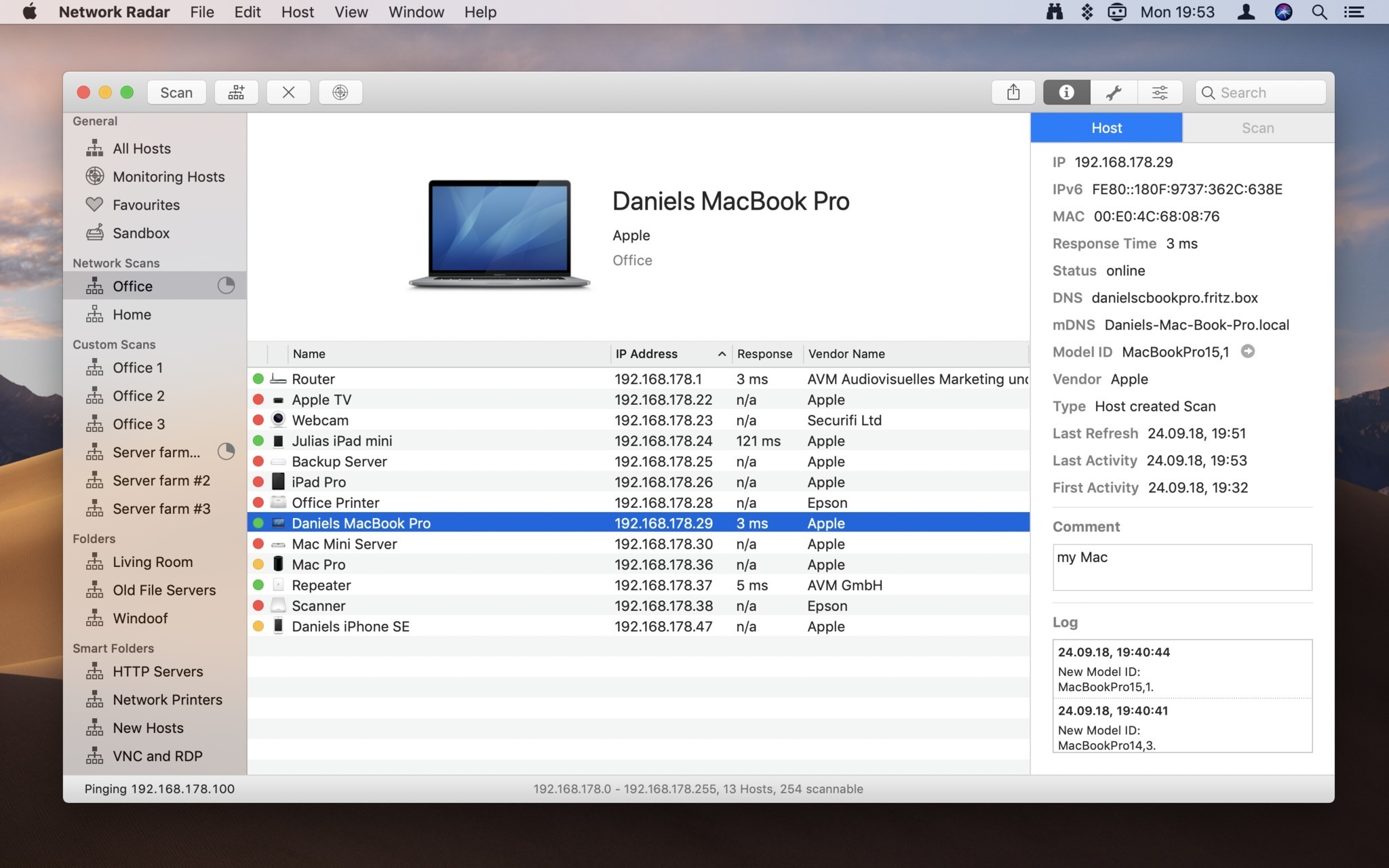 Network Radar 2.3.2 – Manage and configure network devices. screenshot