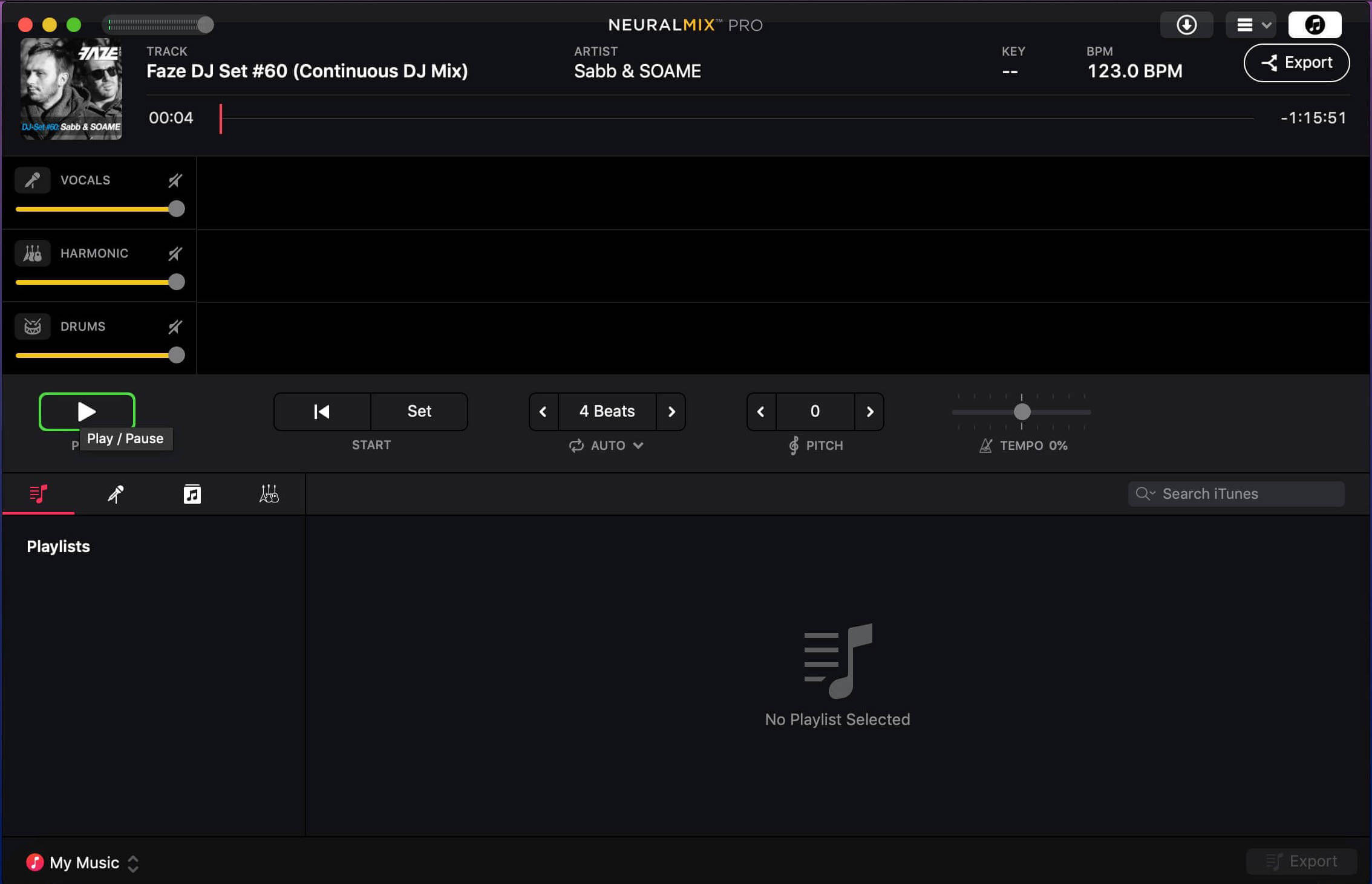 Neural Mix Pro 2.0.2 screenshot