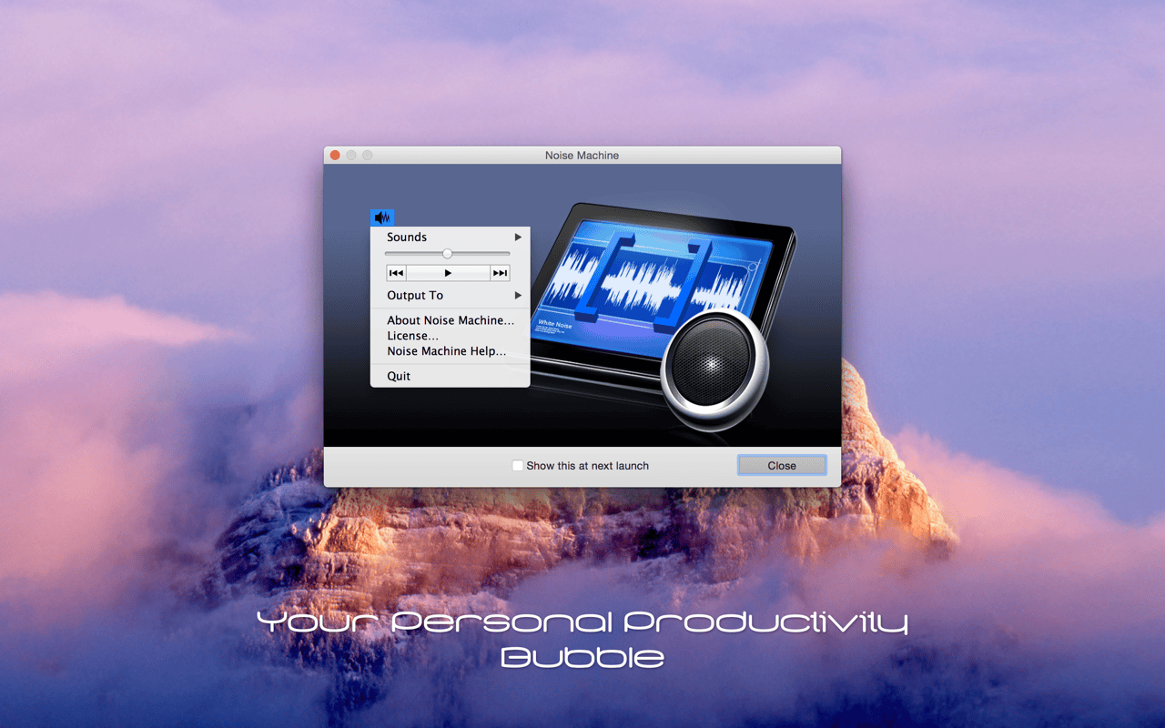 Noise Machine 1.19 screenshot