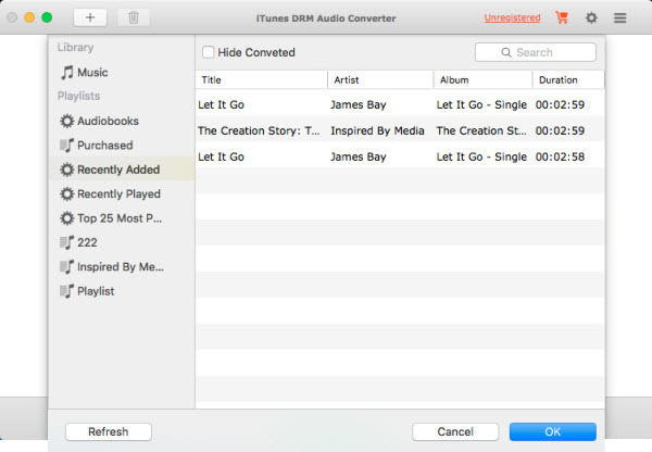 NoteBurner iTunes Audio Converter 2.4.0 – Convert DRM-controlled audio to MP3 or AAC. screenshot