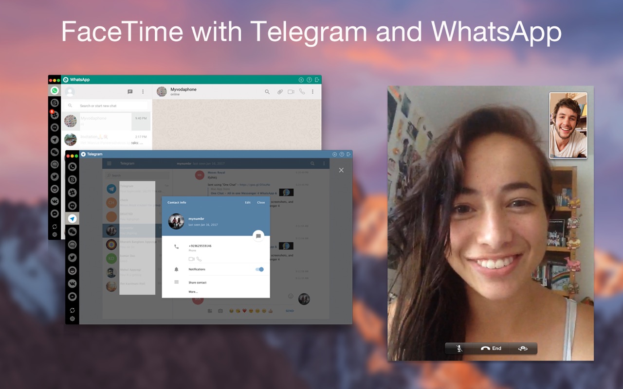One Chat 4.1 – All-in-one messenger. screenshot
